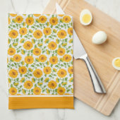 Sonnenblumen Küchentücher (Viertel Falte)