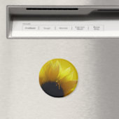 Sonnenblumen Kühlschrankmagnet fröhliche Gelbgesch (In Situ (Geschirrspüler))