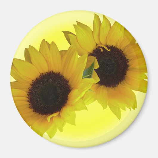 Sonnenblumen Kühlschrankmagnet Gefallen Blume Gesc (Vorne)