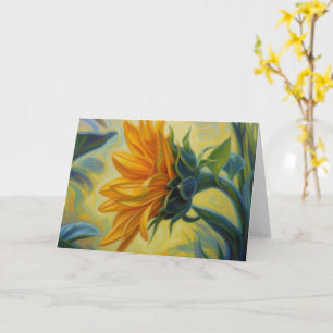 Sonnenblumen-Kunst im impressionistischen Fantasy- Karte