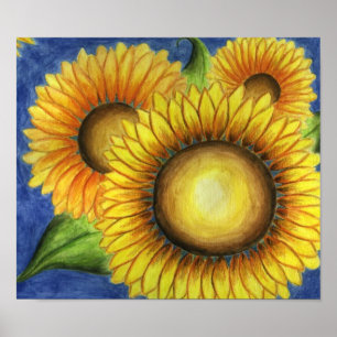 Sonnenblumen Kunst Poster