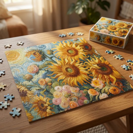 Sonnenblumen Kunst Puzzle
