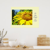 Sonnenblumen Kunstdrucke Seien Sie hell und kühl b Poster (Küche)
