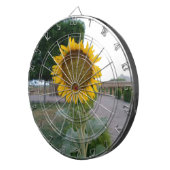 Sonnenblumen-Kunstposter Dartscheibe (Vorderseite rechts)