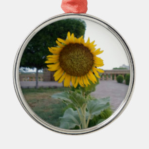 Sonnenblumen Kunstprint Ornament Aus Metall