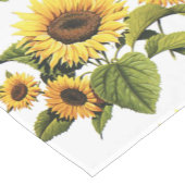 Sonnenblumen Kurzer Tischläufer (Ecke)