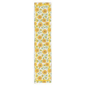 Sonnenblumen Kurzer Tischläufer (Vorderseite)