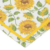 Sonnenblumen Kurzer Tischläufer (Ecke)
