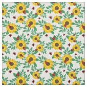 Sonnenblumen & Ladybugs Muster Stoff (Muster)