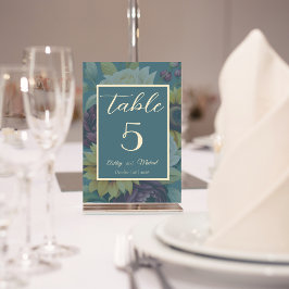 Sonnenblumen Land Elegance Hochzeit Tischnummer