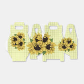 Sonnenblumen Land Kariert Gefälligkeitsboxen Geschenkschachtel (Ungefaltet)