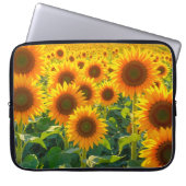 Sonnenblumen Laptop-Hülle Laptopschutzhülle (Vorderseite)