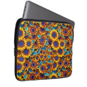Sonnenblumen-Laptop-Tasche Laptopschutzhülle (Vorne Rechts)