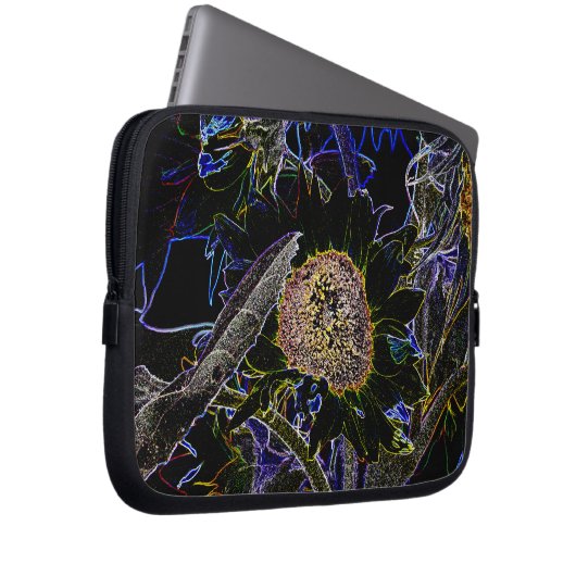 SONNENBLUMEN LAPTOPSCHUTZHÜLLE (Vorne Rechts)