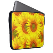 Sonnenblumen Laptopschutzhülle (Vorne Rechts)