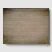 Sonnenblumen Laterne Rustikale Hochzeit im Herbst Gästebuch (Rückseite)