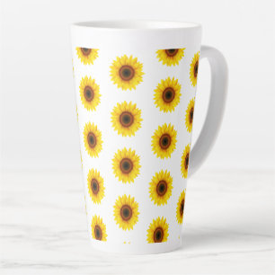 Sonnenblumen Latte Tasse