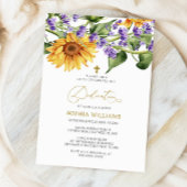 Sonnenblumen & Lavander Dedication Einladung