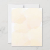 Sonnenblumen Lavendel Blumen Einladung Hochzeitsfe (Rückseite)