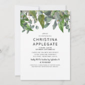 Sonnenblumen Lavendel Foto Rustikales Brautparty Einladung (Rückseite)