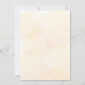 Sonnenblumen Lavendelblumen Eukalyptus Hochzeit Einladung (Rückseite)