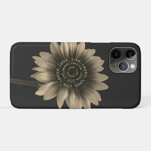 Sonnenblumen, leben, lachen, Liebe Case-Mate iPhone Hülle (Rückseite (Horizontal))