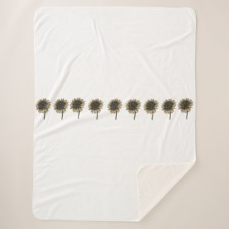 Sonnenblumen, leben, lachen, Liebe Sherpadecke