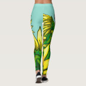 Sonnenblumen Leggings (Rückseite)