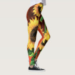 Sonnenblumen Leggings<br><div class="desc">Schöne drei Sonnenblumen</div>