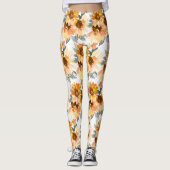 Sonnenblumen Leggings (Vorderseite)