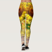 Sonnenblumen Leggings (Rückseite)