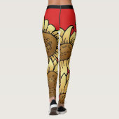 Sonnenblumen Leggings (Rückseite)