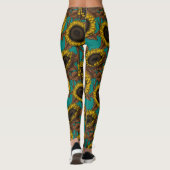 Sonnenblumen Leggings (Rückseite)