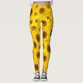 Sonnenblumen Leggings (Vorderseite)
