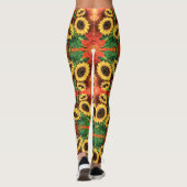 Sonnenblumen Leggings (Rückseite)