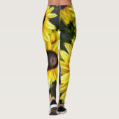 Sonnenblumen-Leggings Leggings (Rückseite)