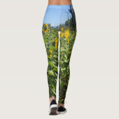 Sonnenblumen-Leggings Leggings (Rückseite)