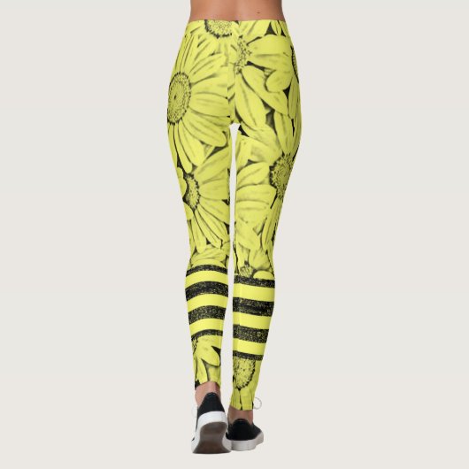 Sonnenblumen-Leggings Leggings (Rückseite)