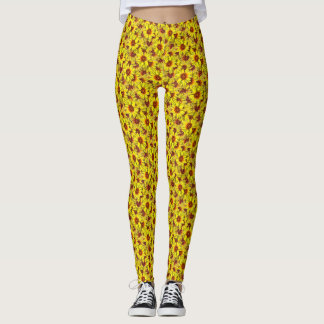 Sonnenblumen-Leggings Leggings
