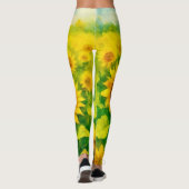 Sonnenblumen-Leggings Leggings (Rückseite)