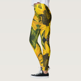 Sonnenblumen-Leggings Leggings