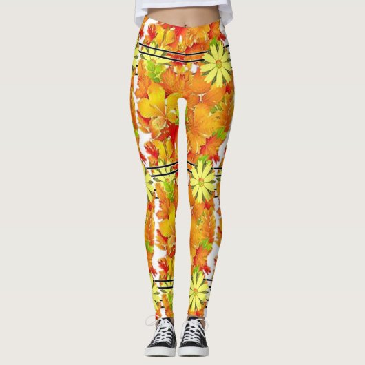 Sonnenblumen-Leggings Leggings (Vorderseite)