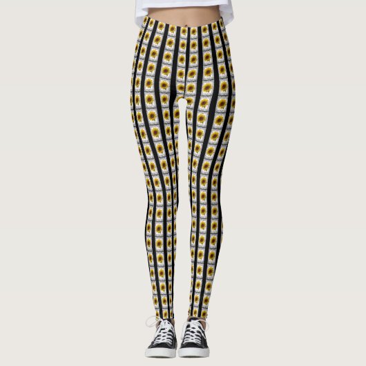 Sonnenblumen-Leggings Leggings (Vorderseite)