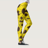 Sonnenblumen-Leggings Leggings (Rechts)