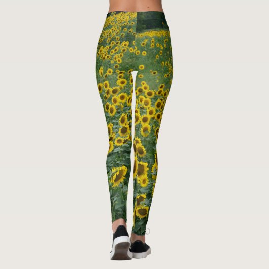 Sonnenblumen-Leggings Leggings (Rückseite)
