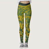 Sonnenblumen-Leggings Leggings (Vorderseite)