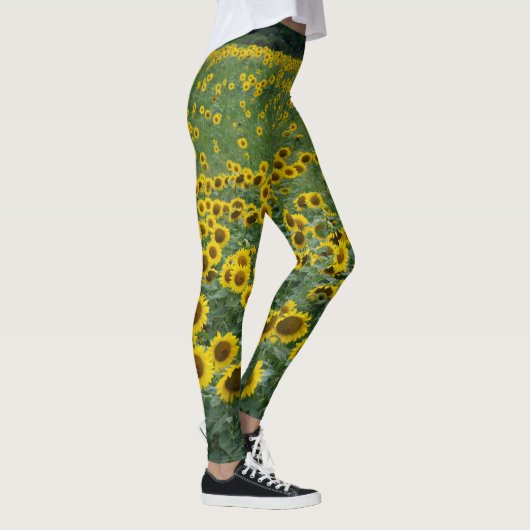 Sonnenblumen-Leggings Leggings (Rechts)