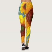 Sonnenblumen-Leggings Leggings (Rückseite)