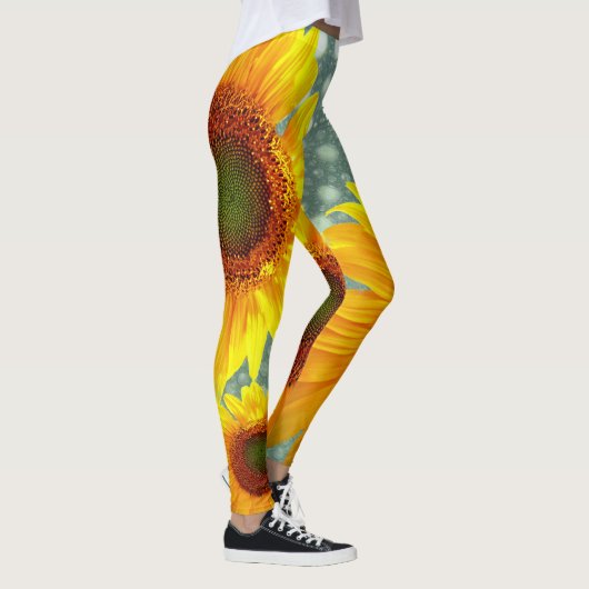 Sonnenblumen-Leggings Leggings (Rechts)