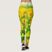 Sonnenblumen-Leggings Leggings (Rückseite)